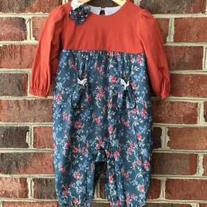 Isobella & Chloe Fall Romper Size 12 Months